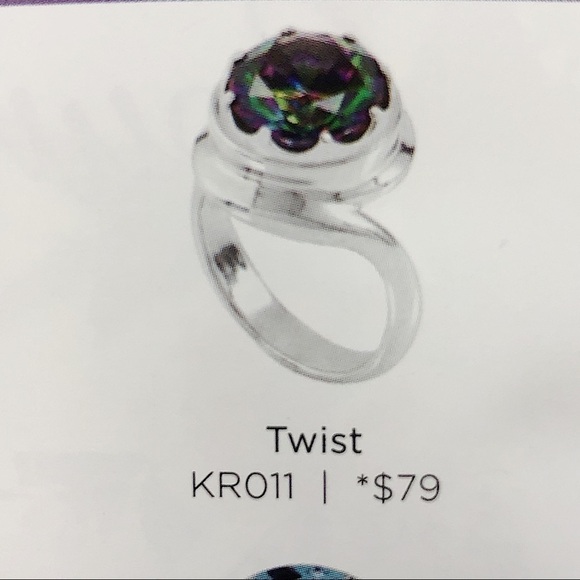 kameleon KR 011 925 Sterling Jewel Pop ring NEW - Picture 2 of 3